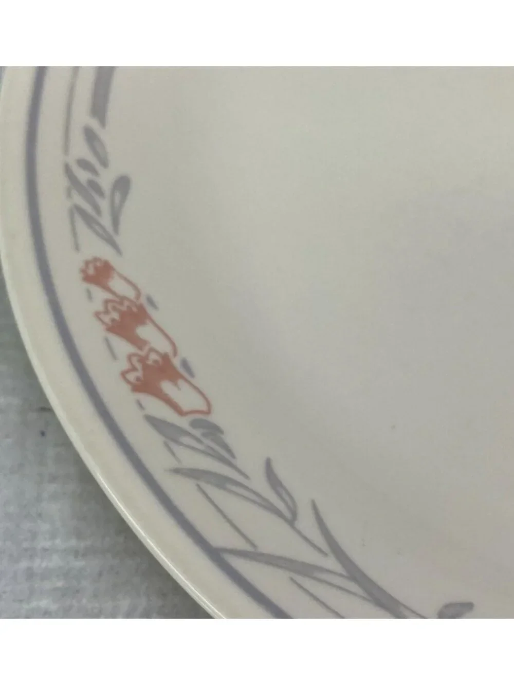 80's Corelle By Corning ROSE Tulip Pink Flowers Sandstone Dinner Plates Set of 6